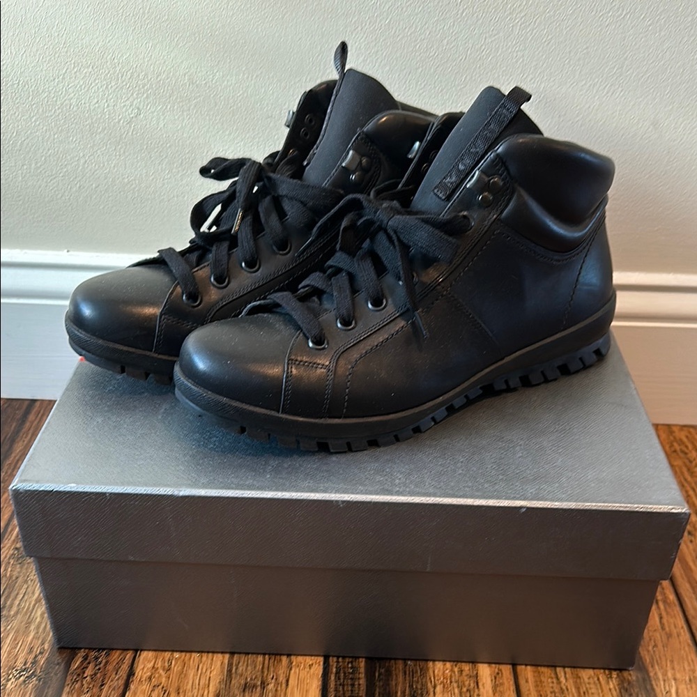 Men’s Prada high top boots